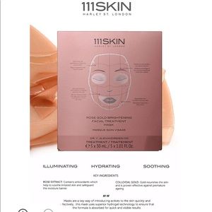 NEW - 111 Skin Rose Gold Face Mask Set